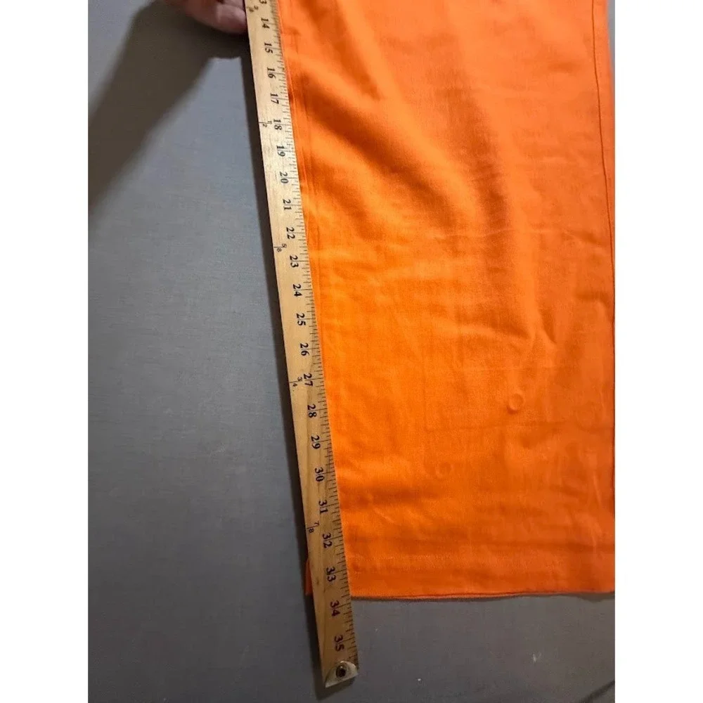VZ Pants Mens‎ 3XL Orange Chino Straight Pleated Dress Men 40x34.